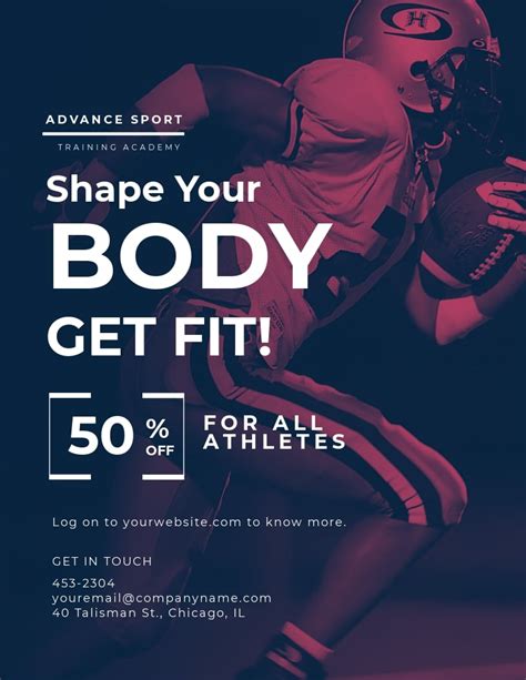 Free printable and customizable sports flyer templates .